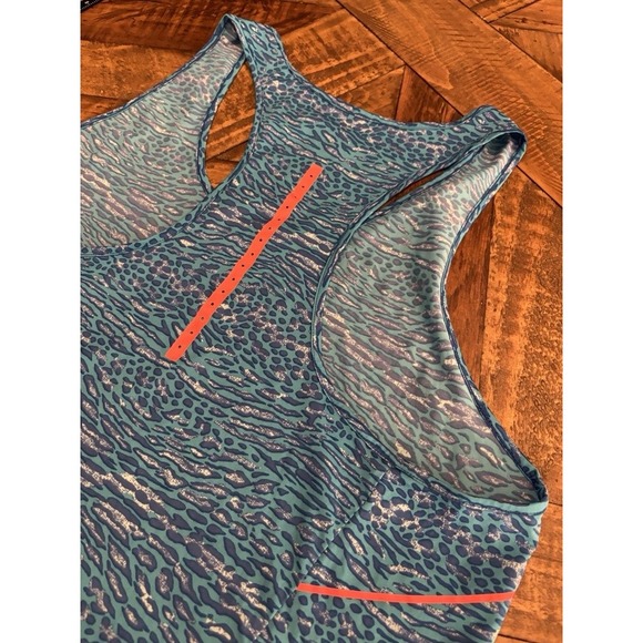Nike Dri-FIT Tank Top Racerback‎ Animal Print Athletic Sleeveless Large - Picture 4 of 9